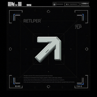 RETLPER镂空车贴 原创 机能箭头R标变体 方向指向 汽摩平面贴纸