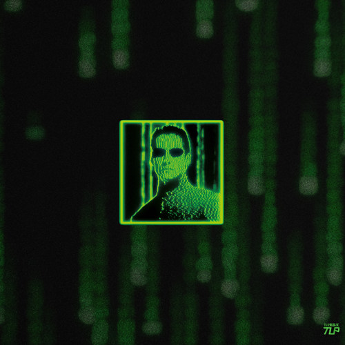 贴纸反光matrix矩阵绿色电影