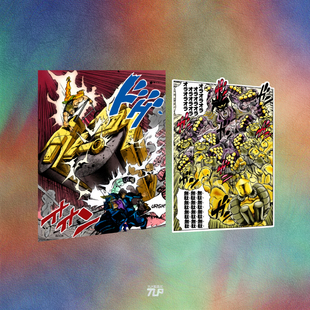 TLP反光贴 JOJO厨空条承太郎三乔オラ欧拉DIO世界压路机木大無駄