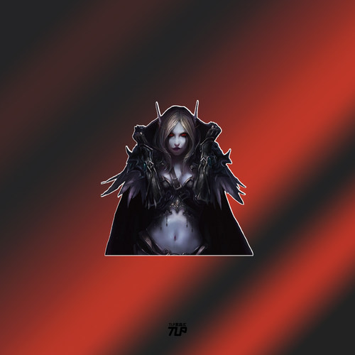魔兽世界tlpwow亡灵反光车贴