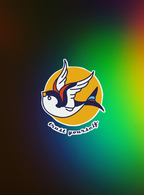 TLP反光车贴 燕子Swallow汽车纹身鸟类动物图腾潮贴防水遮痕贴纸