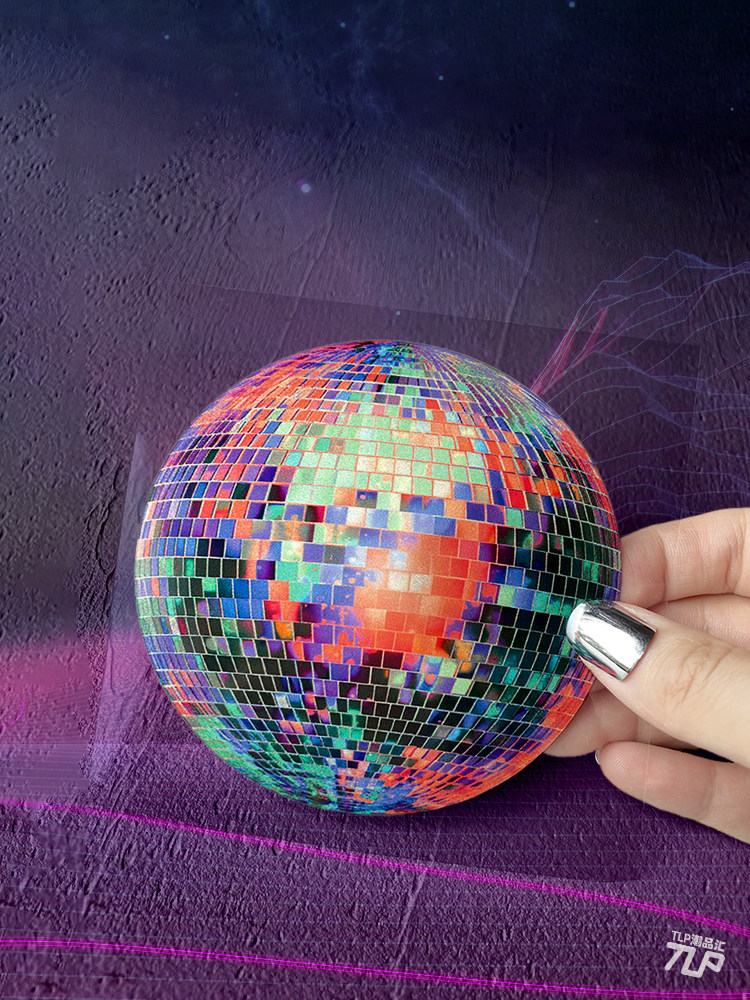 TLP反光车贴 原创迪斯科灯球 的士高立体感机车摩托电车 平面贴纸,摩托车/装备/配件,贴纸/贴膜,淘宝优惠券,粉丝福利购,淘宝优惠卷