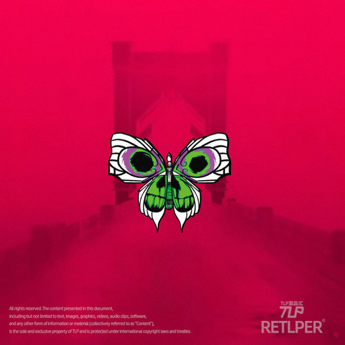 RETLPER镂空车贴 猴头蝴蝶 JINX金克丝爆爆 汽摩防水装饰平面贴纸