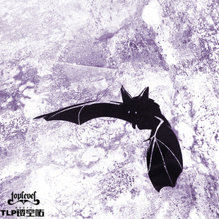 TLP镂空车贴 吸血蝙蝠BAT翼手天鼠万圣节鬼怪吓人防水随意贴纸