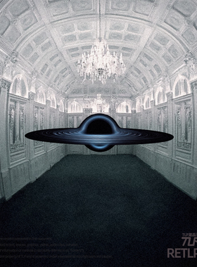 RETLPER反光车贴 原创 黑洞星体 宇宙星空 汽摩防水平面装饰贴纸