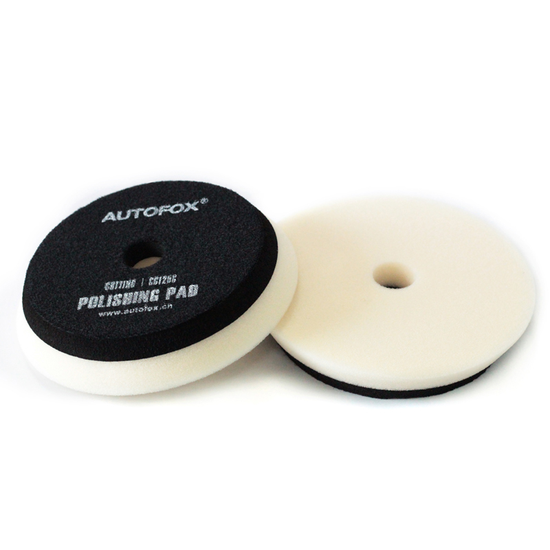 AUTOFOX车狐 5英寸高缓冲DA震抛专用海绵研磨盘 重切