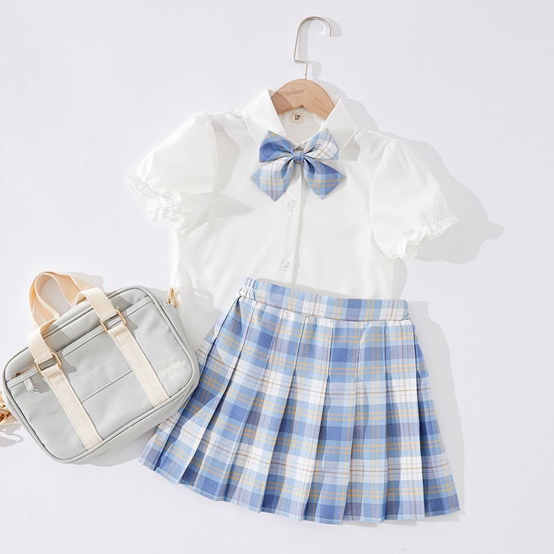 女童jk制服夏装连衣裙学院风洋儿童运动套装