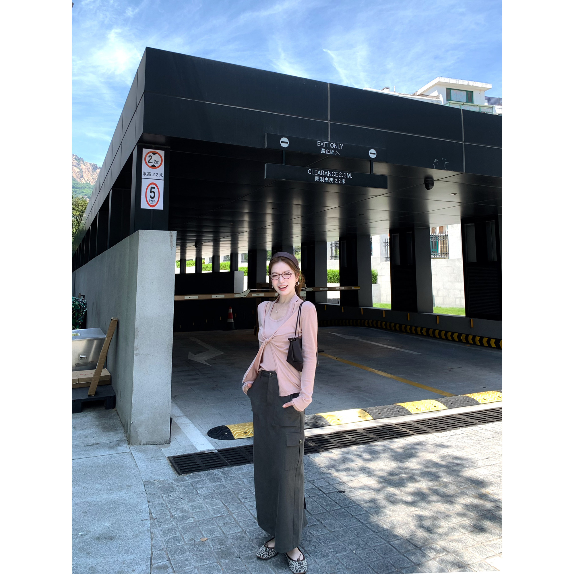 TMHSTUDIO280g工装风半身裙女图片
