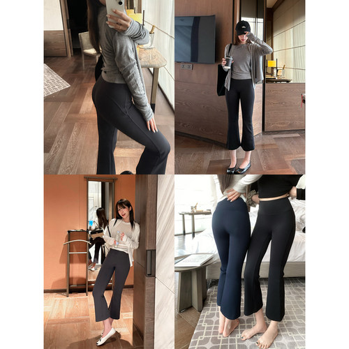 TMHSTUDIO高弹哑光八分瑜伽裤