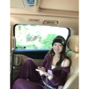 TMHSTUDIO 470g高克重羊毛针织套装女连帽长袖开衫外套针织休闲裤