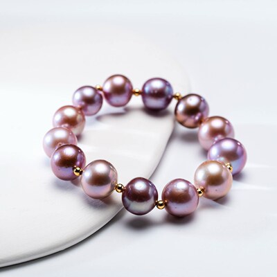 莫兰迪”大珠手串淡水无优化 9-11mm 42H300DY（多样性发货一）