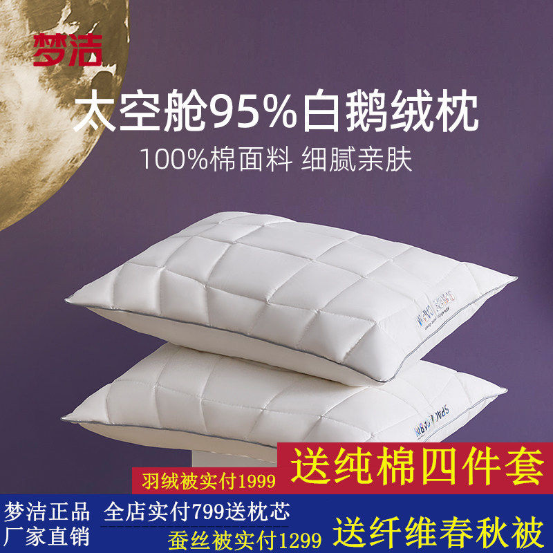 肖战同款枕头梦洁鹅绒被