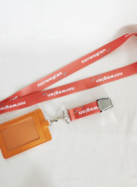 Norwegian Airlines挪威航空航天飞机安全扣手机挂绳厂牌礼品挂带