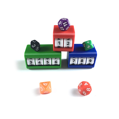 桌游3D打印计数器TCG对战计时器