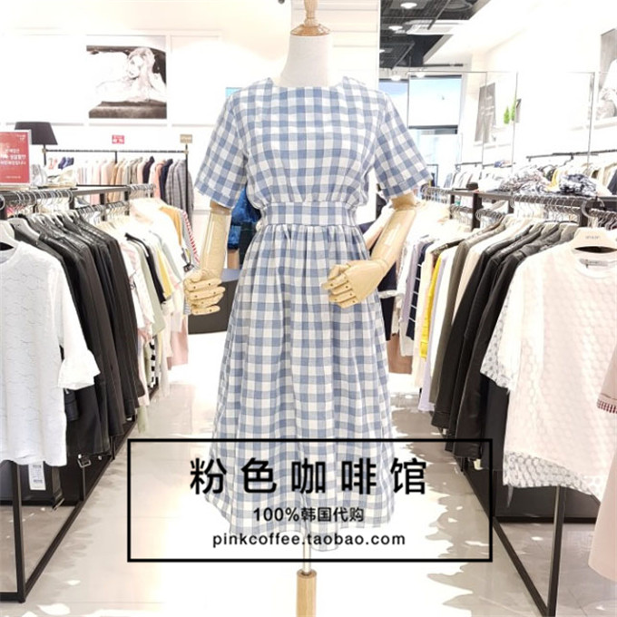 折扣韓國直發專柜正品OLIVE DES OLIVE18夏女顯瘦連衣裙YW8MO335