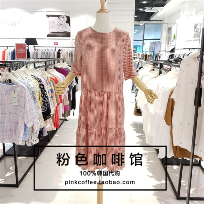 折扣韓國直發專柜正品OLIVE DES OLIVE18夏女顯瘦連衣裙YW8AO326