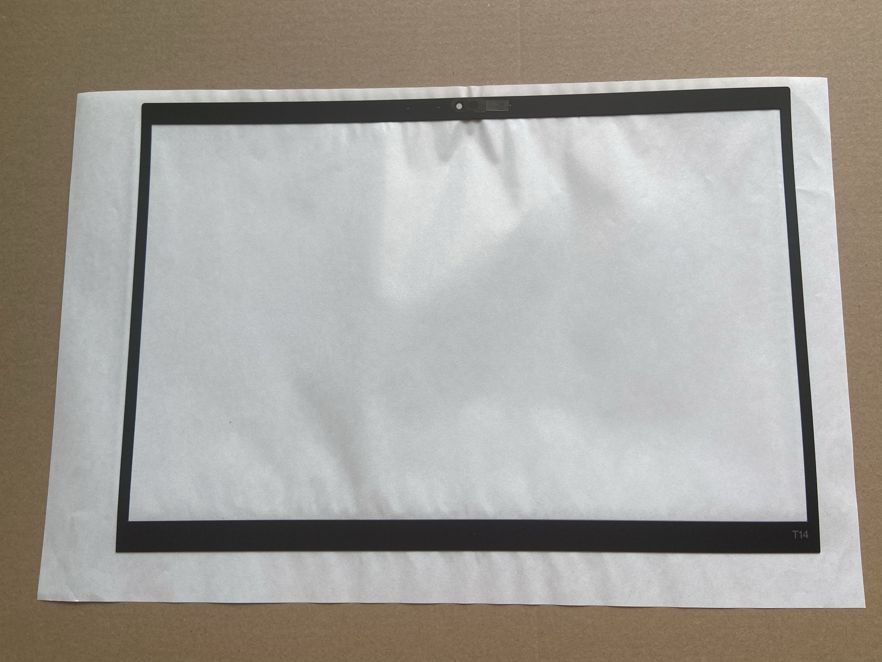 适用Thinkpad T14 GEN4 Ｂ壳贴IR款屏框型号贴纸AL2D3000200