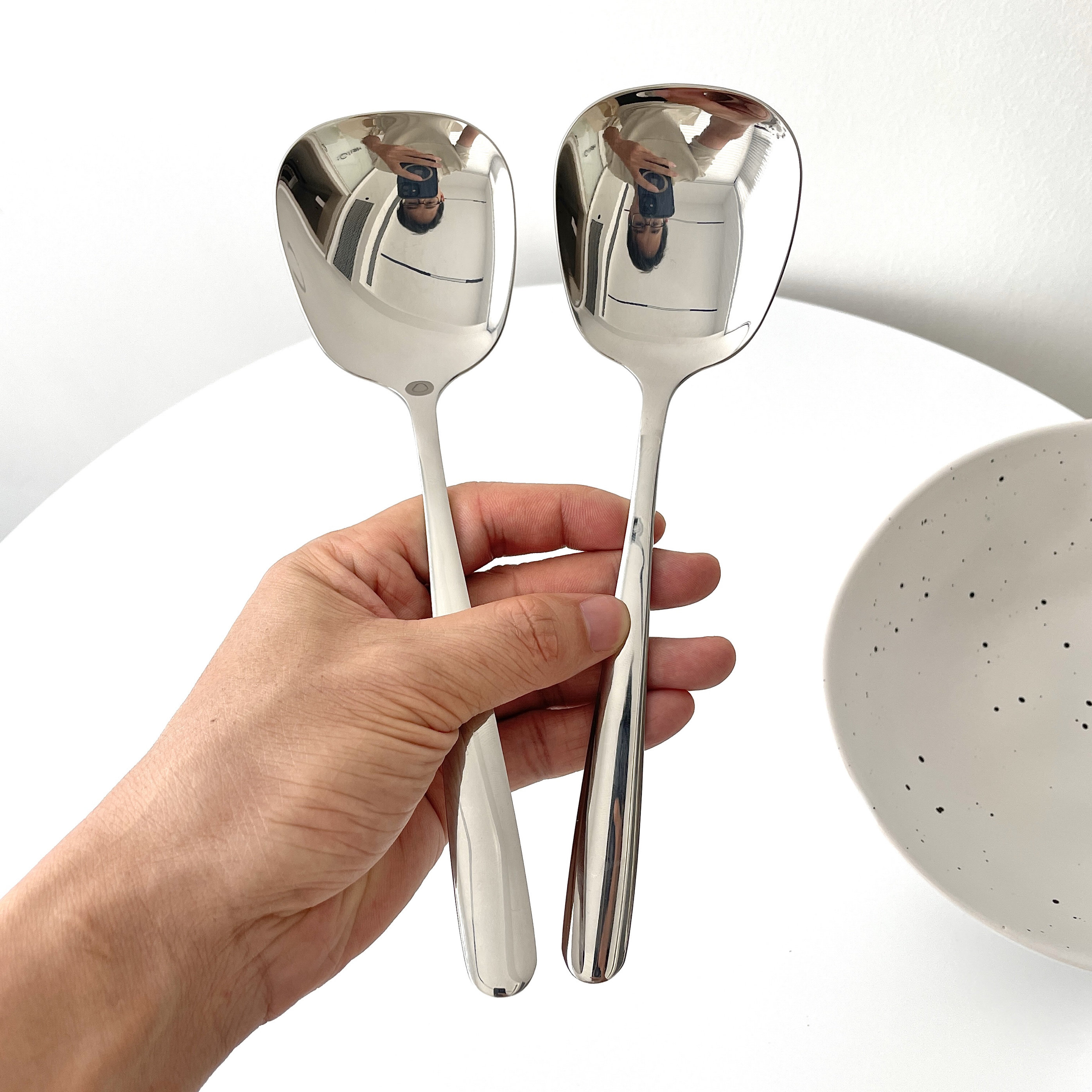 不锈钢分餐勺大号家用饭勺高档长柄酒店餐厅自助服务分菜公用勺子,餐饮具,西餐勺,淘宝优惠券,粉丝福利购,淘宝优惠卷