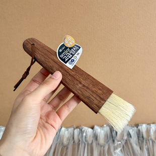 外贸原单专用蛋液刷精致猪鬃毛刷厨房烘焙细毛刷扁刷清洁刷油刷子
