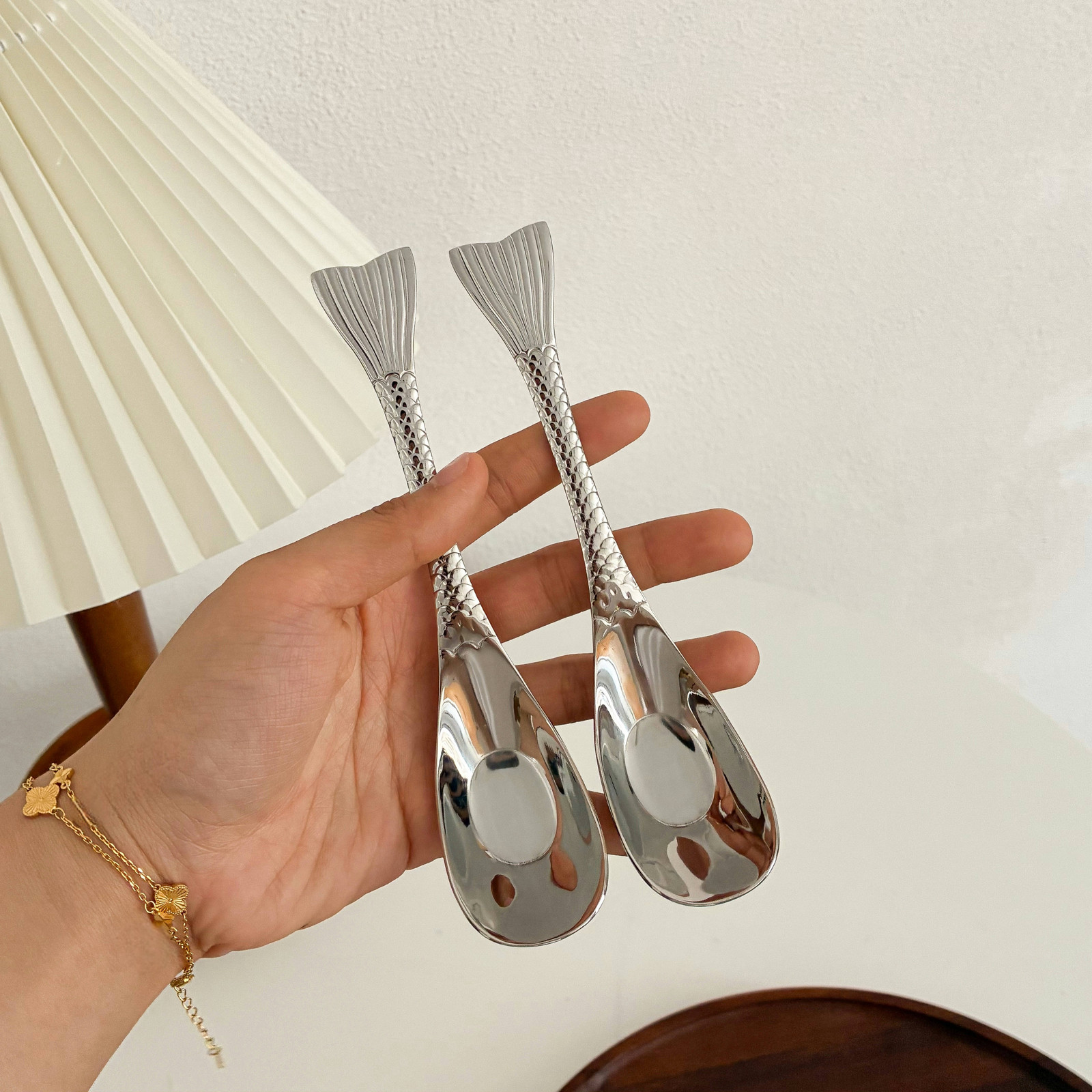 外贸原单304不锈钢个性元宝勺餐勺吃饭喝汤商用汤匙调羹ins风复古,餐饮具,西餐勺,淘宝优惠券,粉丝福利购,淘宝优惠卷