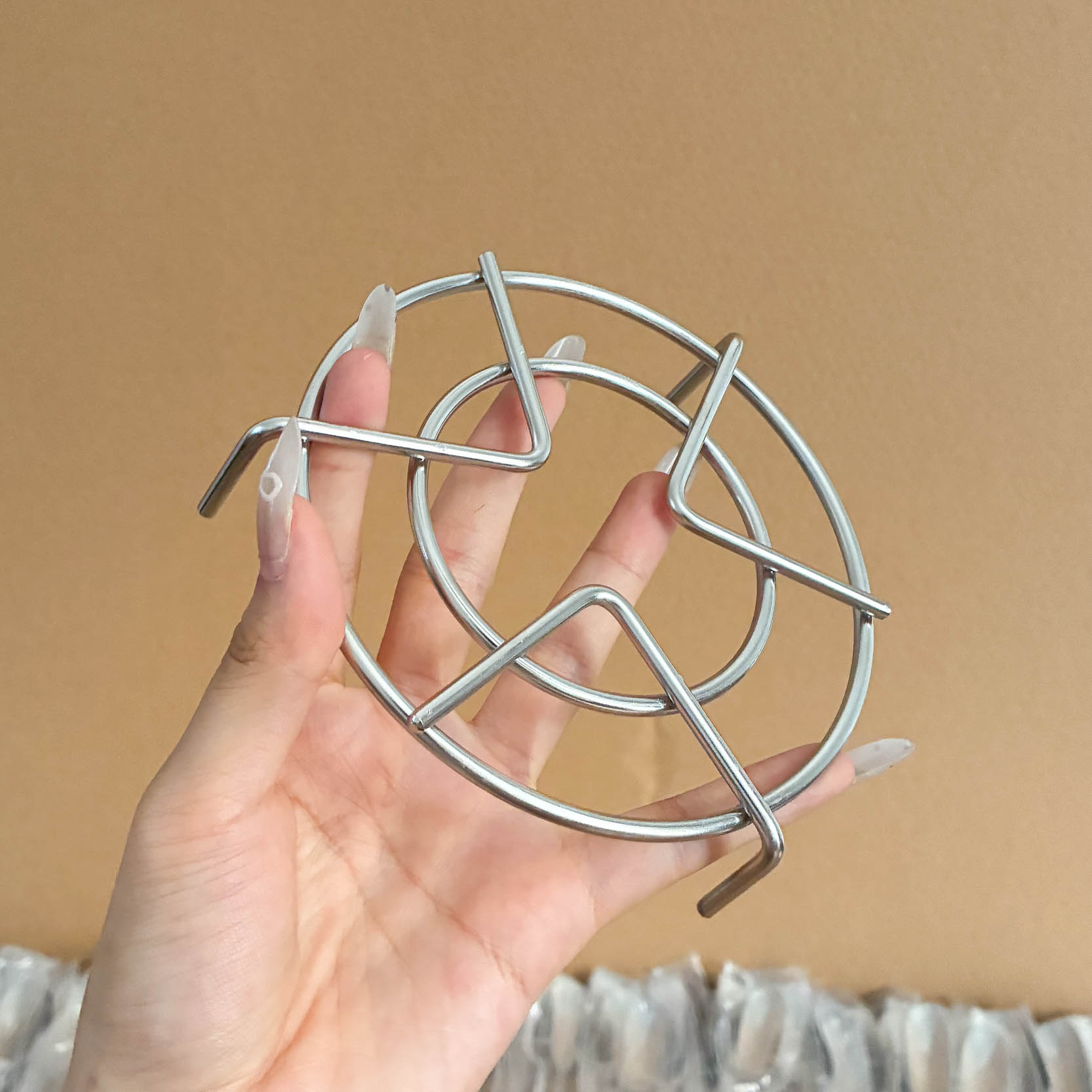 304不锈钢蒸架锅架厨房隔热锅垫食品级加厚架子收纳置物架多功能