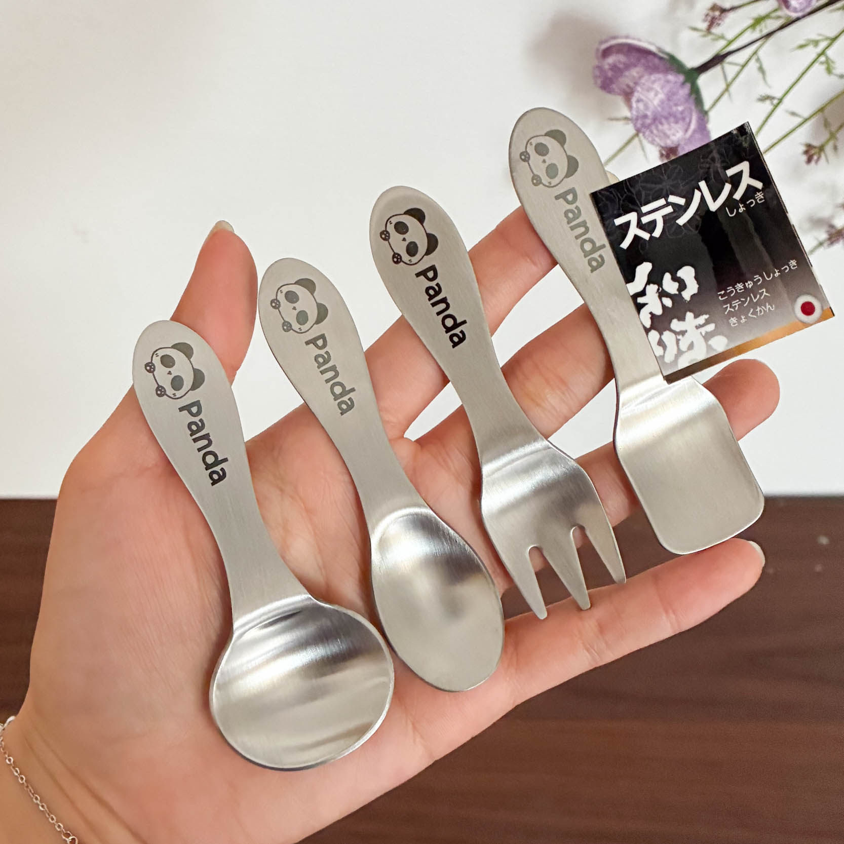 儿童勺子食品级不锈钢小勺子家用短柄304汤匙叉子勺子可爱卡通ins,餐饮具,西餐勺,淘宝优惠券,粉丝福利购,淘宝优惠卷