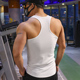 撸铁健身服速干紧身衣运动背心男工字无袖 马拉松跑步训练弹力定制