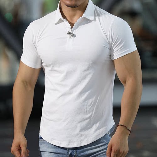 短袖运动POLO衫夏季健身服可定制