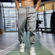 子秋冬款 灰色卫裤 男运动长裤 撸铁狼健身校服裤 束脚裤 宽松休闲跑步
