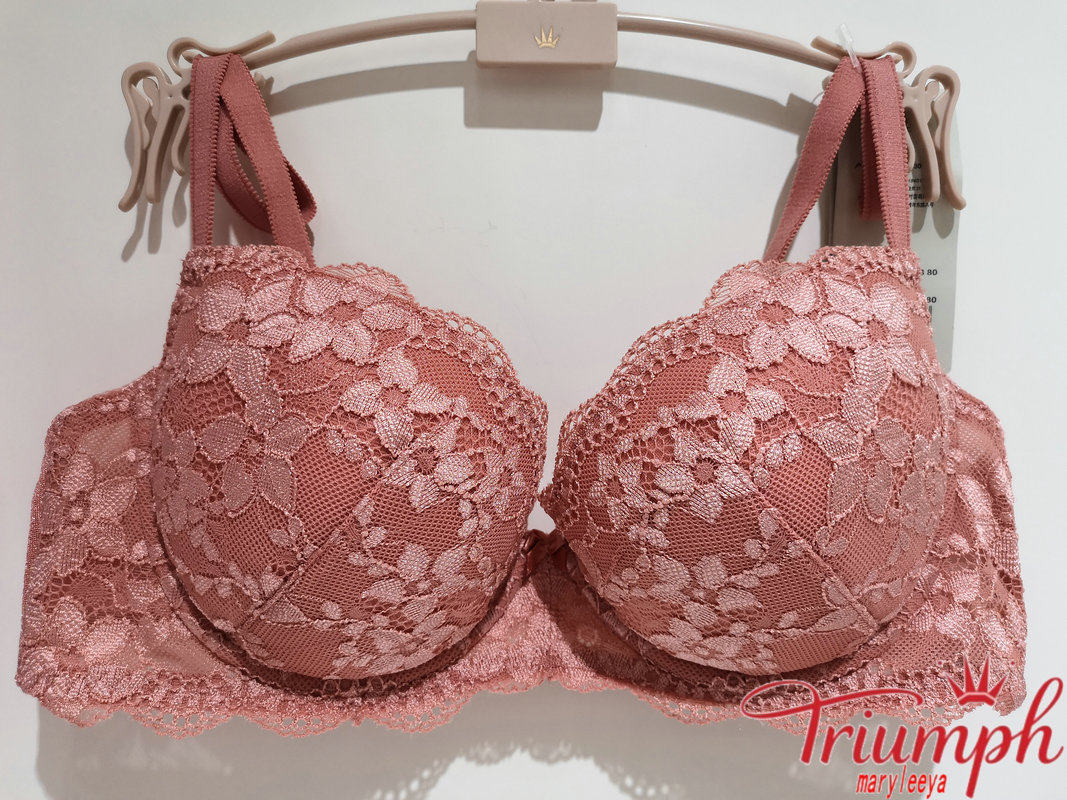 Triumph黛安芬专柜正品经典水袋聚拢蕾丝文胸单排扣有钢托H16-089