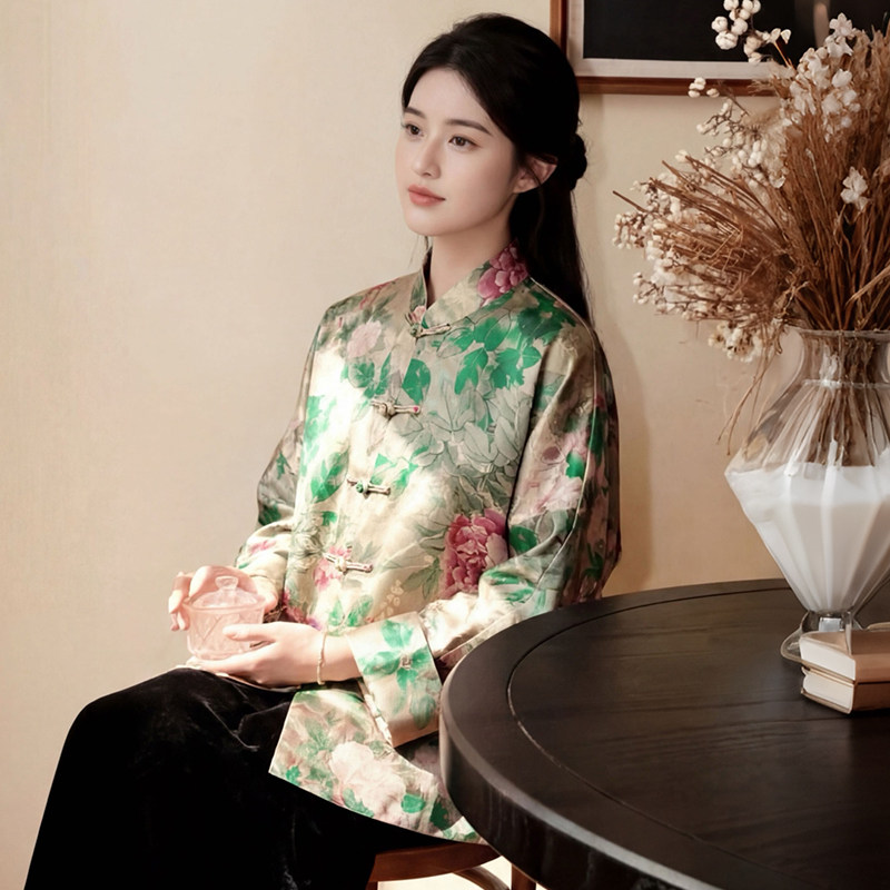 【大幂幂同款】新中式女装国风外短外套