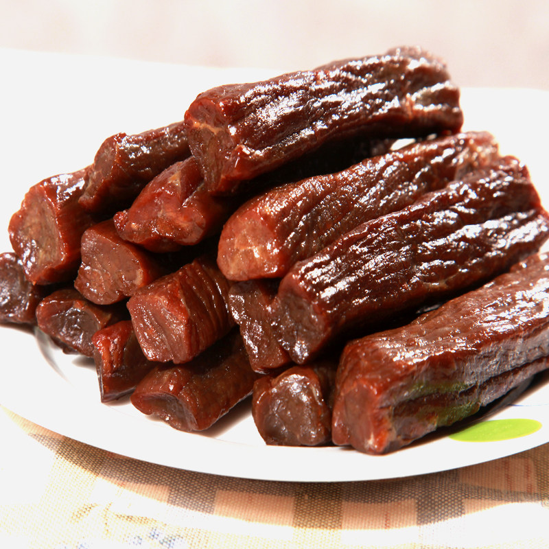 牛肉干 内蒙古特产龙都风干手撕牛肉干250克特价促销零食