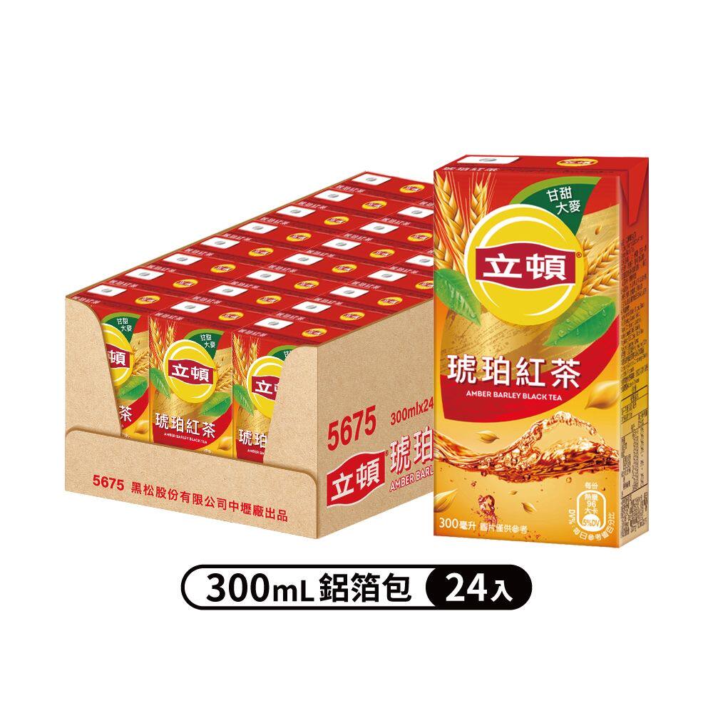 台湾立顿琥珀红茶300ml*24盒鲜爽茶韵清甜解腻茶饮料