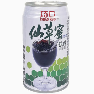 巧口仙草蜜饮料320g*24罐仙草果冻黑凉粉清凉解渴饮料