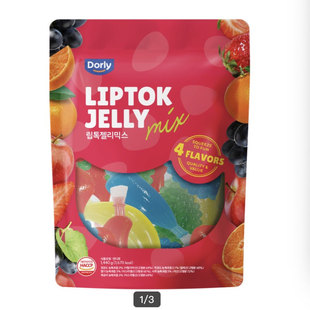 可吸果冻 开市客代购 JELLY果冻 LIPTOK 1.44kg多种口味 DORLY