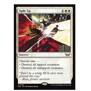 万智牌 金 四散分开 白色 Split 牌客窝