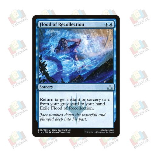 牌客窝 万智牌 回忆满盈 Flood of Recollection 银 蓝 闪