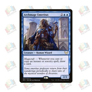 牌客窝 万智牌 荣休大法师 Archmage Emeritus 秘稀 蓝 闪