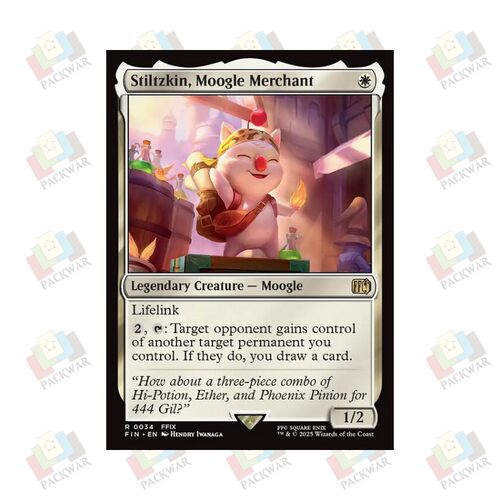 万智牌 莫古力商人斯蒂尔兹金 Stiltzkin, Moogle Merchant 金 白