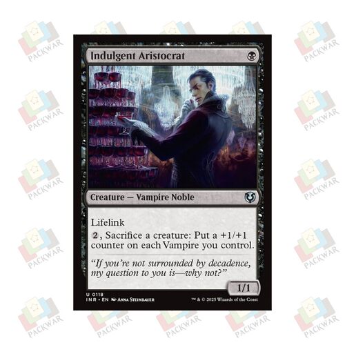 牌客窝 万智牌 放纵豪族 Indulgent Aristocrat 银 黑 闪