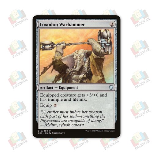 牌客窝 万智牌  象族战锤 Loxodon Warhammer 银/金 神器