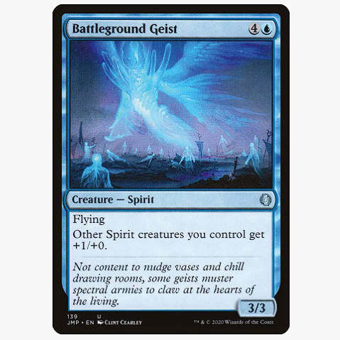 牌客窝 万智牌 战地游魂 Battleground Geist 银 蓝