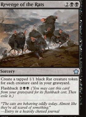 牌客窝 万智牌 鼠群复仇 Revenge of the Rats 银 黑