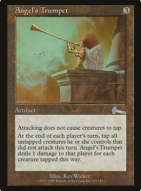 君君的牌客窝万智牌 远古遗产ULG  Angel's Trumpe  英文闪银神器