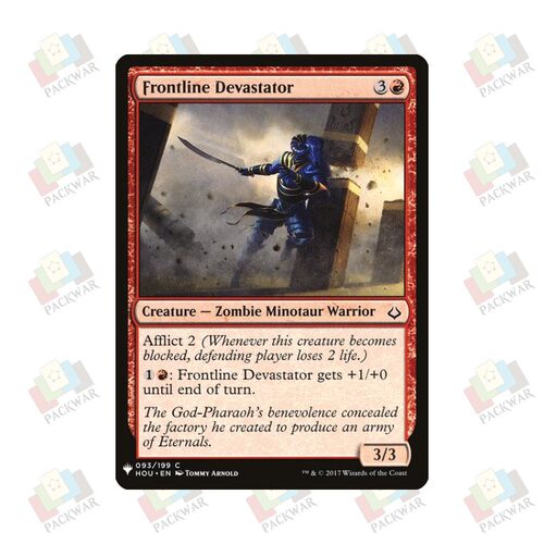 牌客窝 万智牌 前线夷毁怪 Frontline Devastator 铁 红 闪