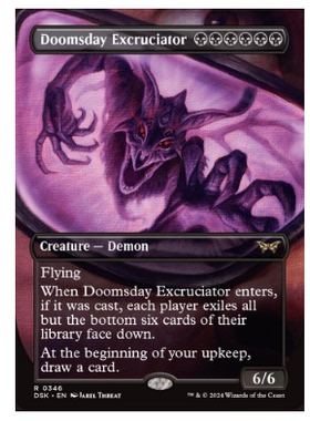 牌客窝 万智牌 末日拷打魔 Doomsday Excruciator 金 黑色