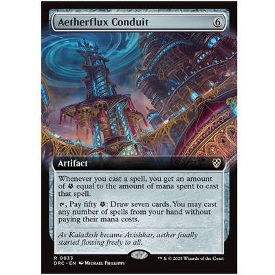 牌客窝 万智牌 乙太流渠道 Aetherflux Conduit 金 无色
