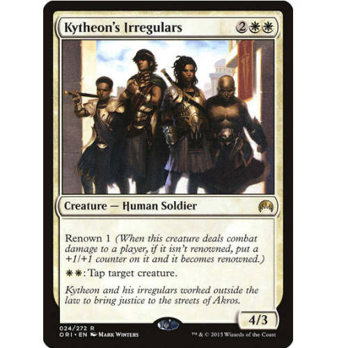 牌客窝 万智牌 库忒昂杂牌军 Kytheon's Irregulars 金 白