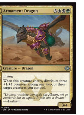 牌客窝 万智牌 军备巨龙 Armament Dragon 银 多色