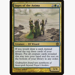 智者 Sages 金 万智牌 多色 Anima 谕灵 the 牌客窝